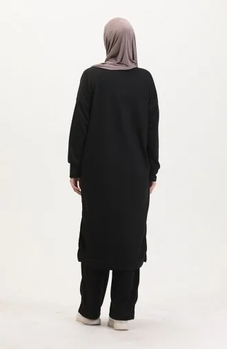 Two-Piece Tunic And Trouser Set 0549-05 Black 0549-05