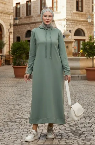 Tweedraads Sportjurk Met Capuchon 0190-20 Groen 0190-20