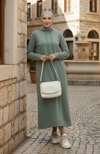 Tweedraads Sportjurk Met Capuchon 0190-20 Groen 0190-20