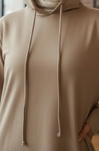 Two-Thread Hooded Sports Dress 0190-25 Soil 0190-25