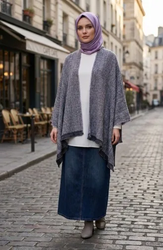 Schulterschal 1108-02 Flieder 1108-02