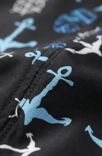 Tesettür Mayo Çapa Desen 3 Lü Takım 1903-04 İndigo 1903-04