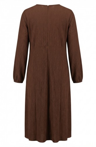 Asymmetrisch Gesneden Tuniek Met Ritssluiting 1047-05 Bruin 1047-05