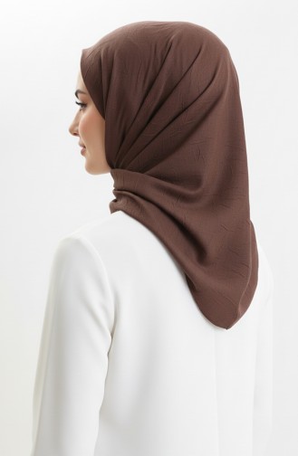 Bambu Eşarp 70248-24 Koyu Kahverengi