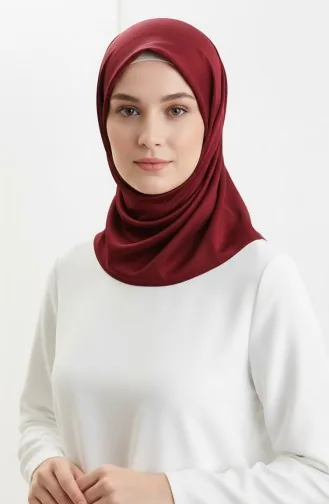 Écharpe En Mousseline Jan Jan 70311-23 Bordeaux Foncé 70311-23