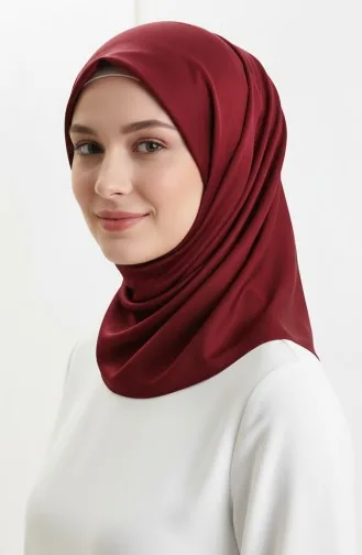 Écharpe En Mousseline Jan Jan 70311-23 Bordeaux Foncé 70311-23