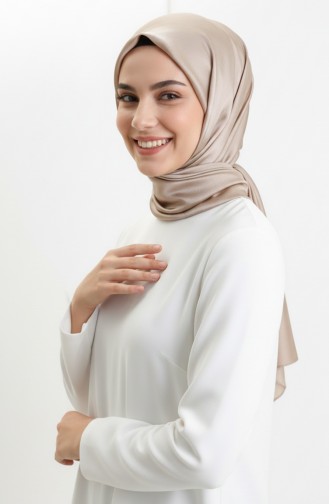 Jan Jan Şifon Eşarp 70311-31 Latte