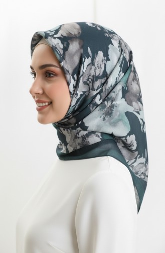 Patterned Amber Scarf 70325-03 Emerald Green 70325-03