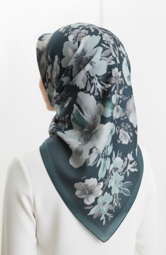 Patterned Amber Scarf 70325-03 Emerald Green 70325-03