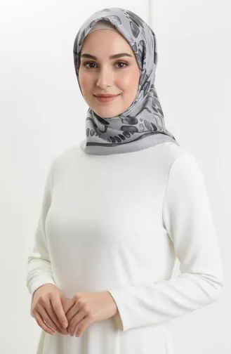 Amber Patterned Scarf 70326-06 Gray 70326-06