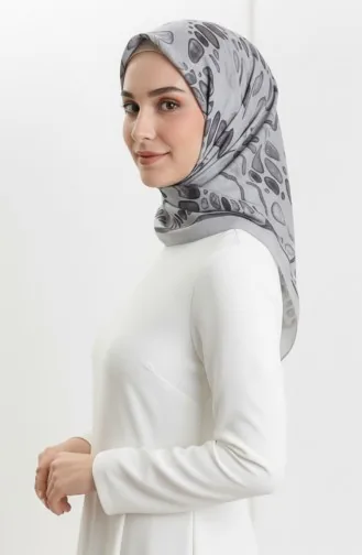 Amber Patterned Scarf 70326-06 Gray 70326-06