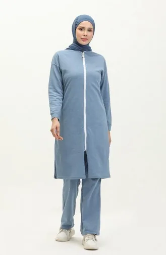 Trainingsanzug Mit Reißverschluss 3044-12 Blau 3044-12