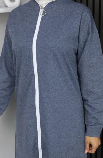 Zippered Tracksuit 3044-15 Indigo 3044-15