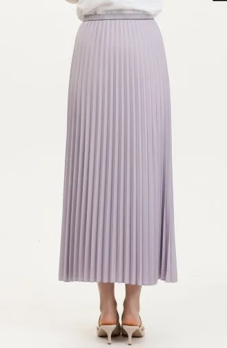 Geplooide Rok 0027-07 Lila 0027-06