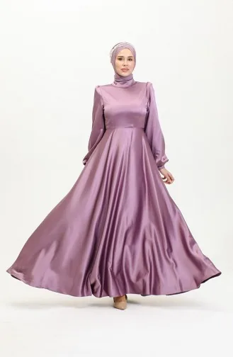 Holle Satijnen Avondjurk 52895-04 Dusty Rose 52895-04