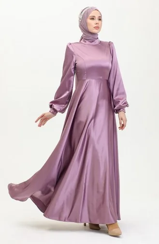 Holle Satijnen Avondjurk 52895-04 Dusty Rose 52895-04