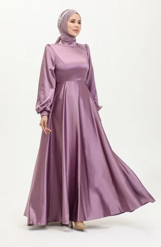 Holle Satijnen Avondjurk 52895-04 Dusty Rose 52895-04