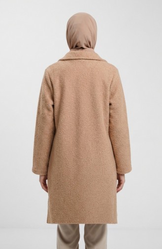 Wintermantel Mit Knopfleiste 2220-05 Beige 2220-05