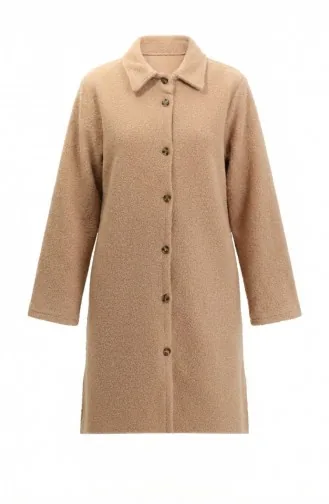 Winterjas Met Knoopsluiting 2220-05 Beige 2220-05
