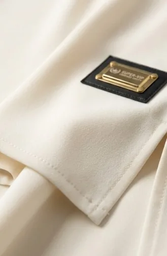 Arma Detaylı Tunik Pantolon İkili Takım 0231-02 Beyaz