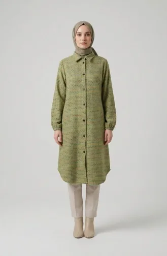 Tunique D`hiver De Bûcheron Boutonnée Longue 2506-02 Vert Olive 2506-02
