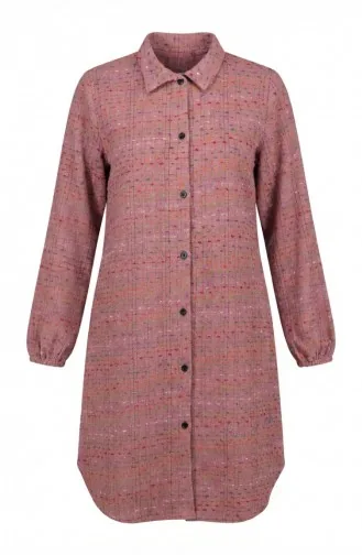 Tunique D`hiver De Bûcheron Boutonnée Longue 2506-03 Rose 2506-03