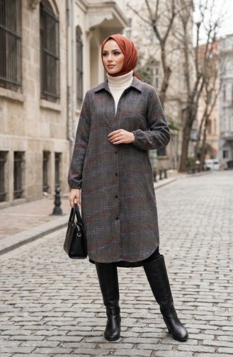 Tunique D`hiver De Bûcheron Boutonnée Longue 2506-06 Anthracite 2506-06