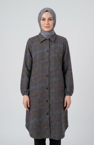 Tunique D`hiver De Bûcheron Boutonnée Longue 2506-06 Anthracite 2506-06