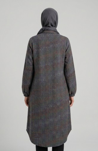 Tunique D`hiver De Bûcheron Boutonnée Longue 2506-06 Anthracite 2506-06