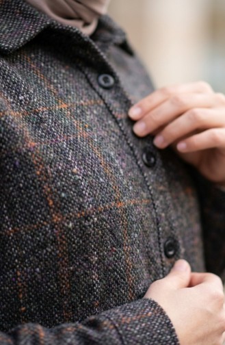 Tunique D`hiver De Bûcheron Boutonnée Longue 2506-06 Anthracite 2506-06