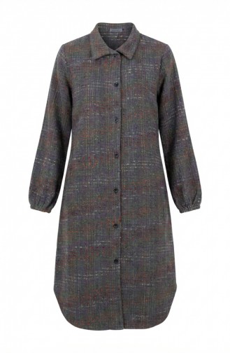 Tunique D`hiver De Bûcheron Boutonnée Longue 2506-06 Anthracite 2506-06