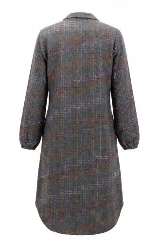 Tunique D`hiver De Bûcheron Boutonnée Longue 2506-06 Anthracite 2506-06