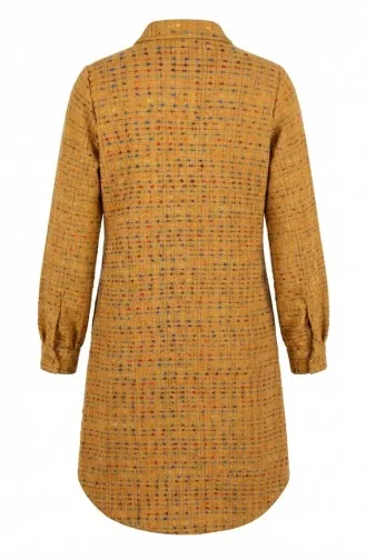 Tunique D`hiver De Bûcheron Boutonnée Longue 2506-07 Moutarde 2506-07