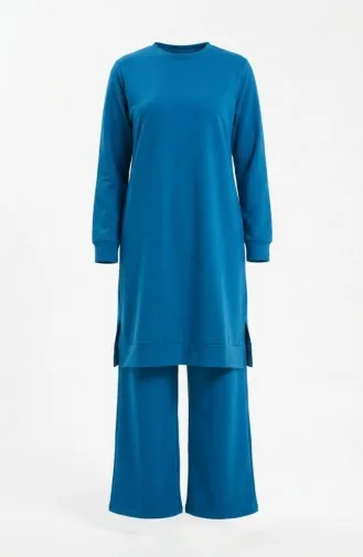 Trainingspak Met Splitdetails 3083-05 Turquoise 3083-05