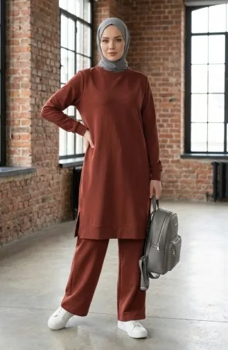 Trainingspak Met Splitdetails 3083-10 Tan 3083-10