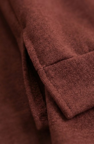 Tracksuit Set With Slit Detail 3083-10 Tan 3083-10