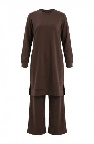 Trainingspak Met Splitdetails 3083-12 Bruin 3083-12