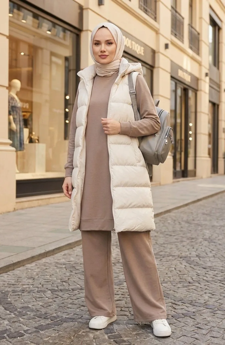 Trainingspak Met Splitdetails 3083-17 Camel 3083-17