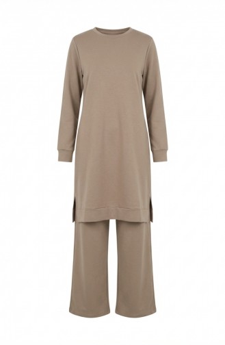 Ensemble De Survêtement Avec Fente 3083-17 Camel 3083-17