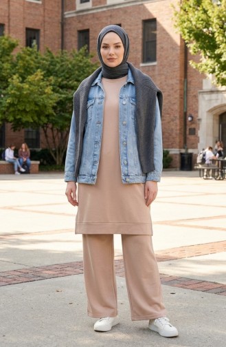 Ensemble De Survêtement Fendu 3083-18 Saumon 3083-18