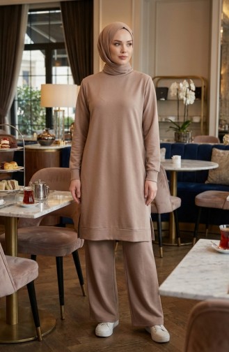 Ensemble De Survêtement Fendu 3083-18 Saumon 3083-18