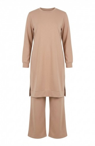 Ensemble De Survêtement Fendu 3083-18 Saumon 3083-18