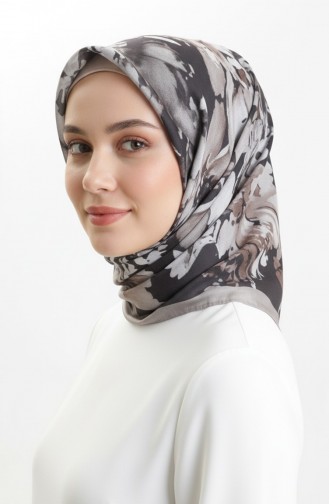 Patterned Amber Scarf 70325-12 Mink 70325-12