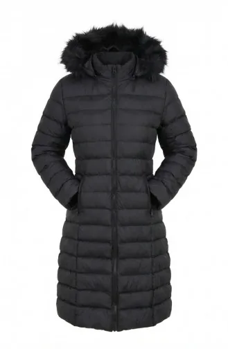 Kapüşonlu Fermuarlı Şişme Mont 0168-02 Siyah