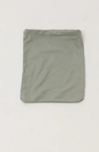 Praktische Gebedsjurk In Groot Formaat Met Tas 1975-10 Çağla Yesil 1975-11