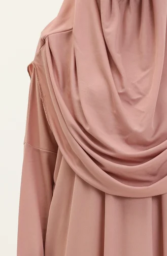Robe De Prière Grande Taille Avec Sac 1975-10 Rose Poudré 1975-10
