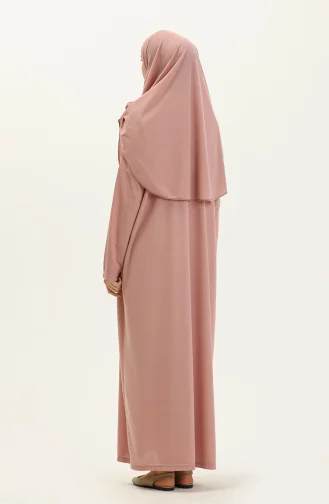 Robe De Prière Grande Taille Avec Sac 1975-10 Rose Poudré 1975-10