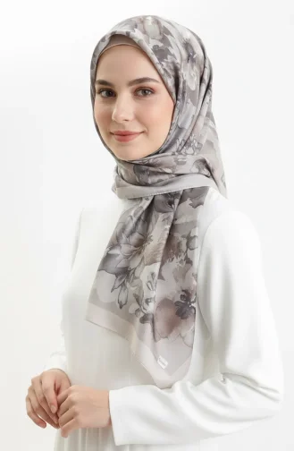 Patterned Amber Scarf 70325-10 Beige Mink 70325-10