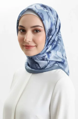 Patterned Amber Scarf 70325-14 Gray 70325-14