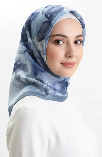 Patterned Amber Scarf 70325-14 Gray 70325-14